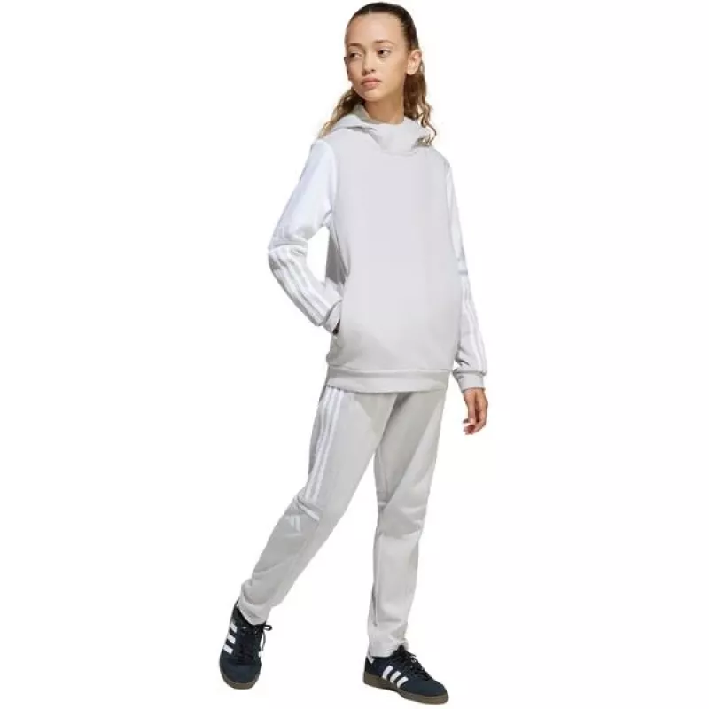 Sweatshirt de criança adidas Squadra 25 Sweat Hoody cinzento JD4808 152cm