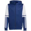 Sweatshirt de criança adidas Squadra 25 Hoody azul-marinho e branco JD4800 128cm