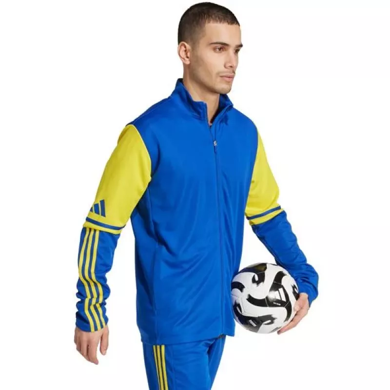 Sweatshirt de treino de homem adidas Squadra 25 azul-amarelo JP3153 XL