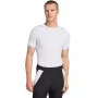 T-shirt de manga curta de homem adidas Techfit branco JP4675 M