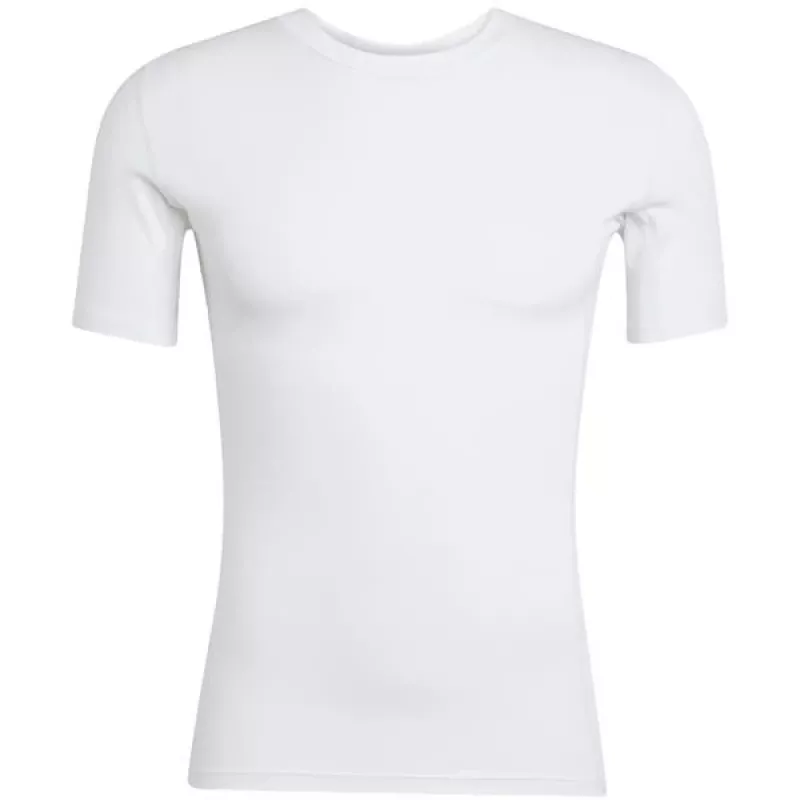 T-shirt de manga curta de homem adidas Techfit branco JP4675 M