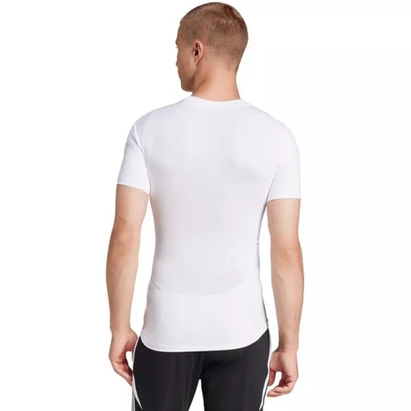 T-shirt de manga curta de homem adidas Techfit branco JP4675 M