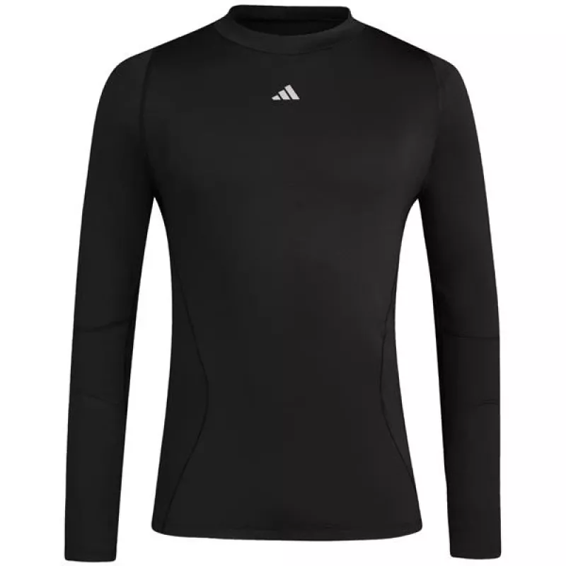 T-shirt de treino de manga comprida de homem adidas Techfit Cold.Rdy preto JL5623 S