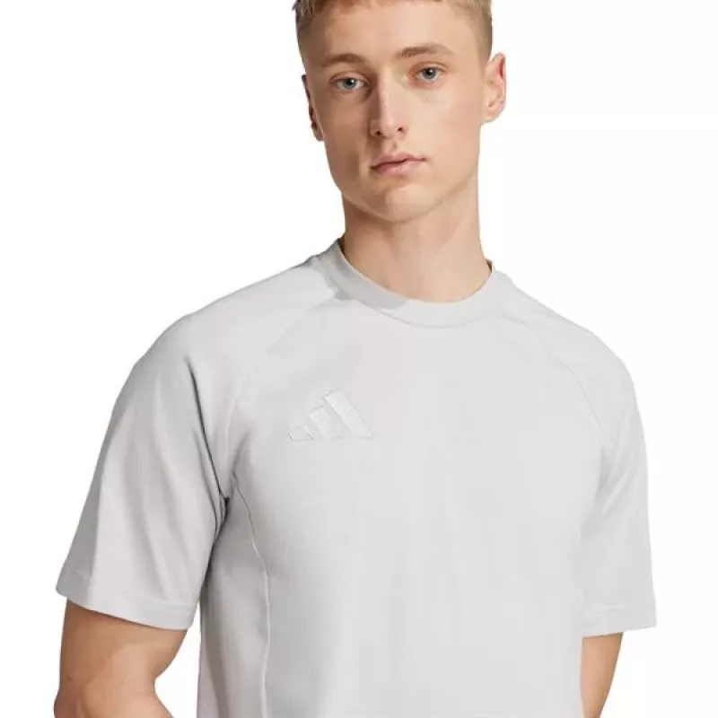 T-shirt homem adidas Tiro 25 Tee Travel cinzento JY5947 L