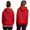 Sweatshirt com capuz adidas Entrada 26 criança vermelho JZ6568 128cm