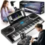 Teclado educativo portátil V-TONE MK700 elétrico