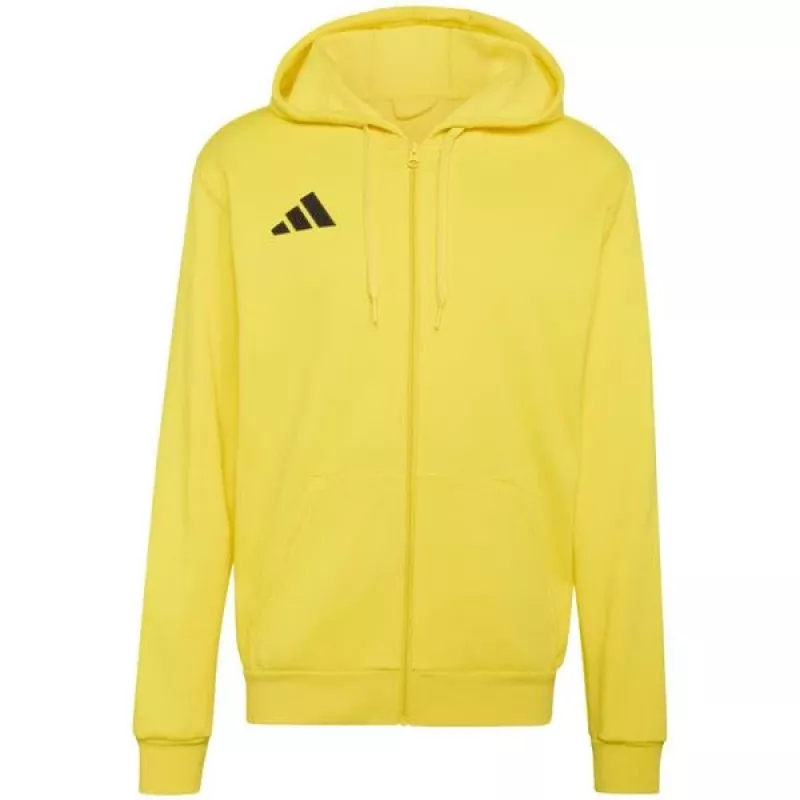 Sweatshirt com capuz com fecho adidas Entrada 26 homem amarelo KF8964 2XL