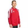 Sweatshirt com capuz criança adidas Tiro 26 League Sweat Full Zip vermelho KF9101 164cm