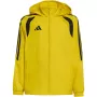 Casaco corta-vento de criança adidas Tiro 26 League amarelo KT2425 140cm