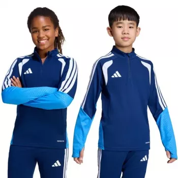 Blusa de criança adidas Tiro 26 Competition Training Top azul JN2286 140cm