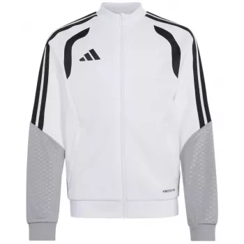 Blusa de criança adidas Tiro 26 Competition Training branco-cinzento KA7716 152cm