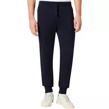 Calças de fato de treino Champion Rib Cuff Pants para homem azul-marinho 220807 BS501 XL