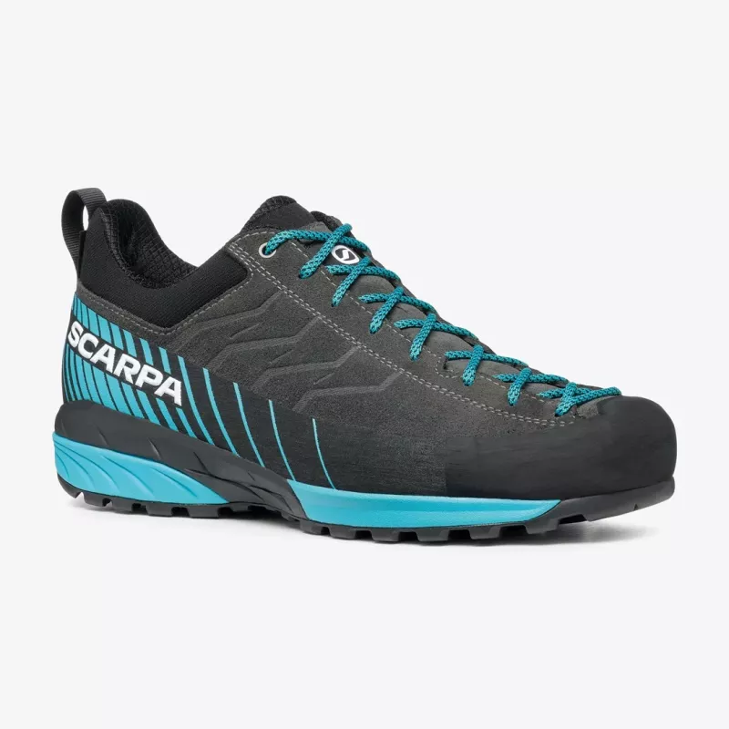Sapatos de aproximação Scarpa Mescalito GTX - shark/azure Tamanho: 46_5