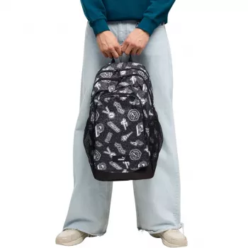Mochila Puma Academy AOP preta-cinzenta 91150 25