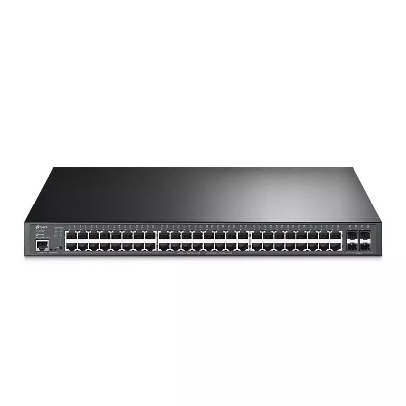 Switch de rede TP-Link JetStream TL-SG3452XP Gerido L2+ Gigabit Ethernet (10/100/1000) Suporte PoE 1U Preto
