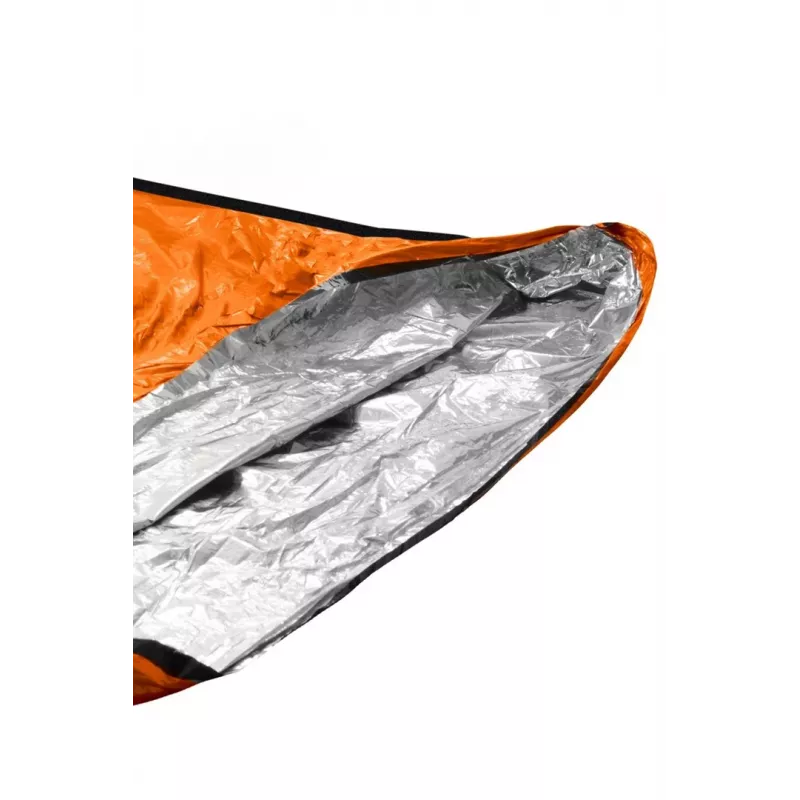 Saco-cama retangular ORTOVOX Bivy Ultralight para adulto Poliuretano, Azul Prateado, Laranja