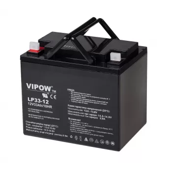 Bateria de gel VIPOW 12V 33Ah