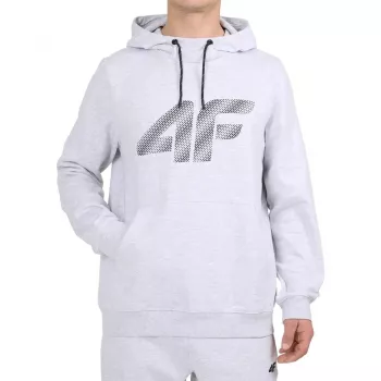 Sweatshirt com capuz 4F homem M2548 cinzento-claro mesclado 4FWMM00TSWSM2548 27M M