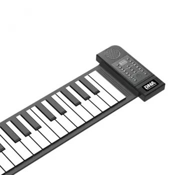 Teclado DNA ROLL 61 V2, enrolável, silicone, portátil
