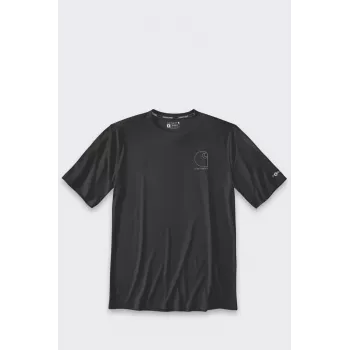 T-shirt de manga curta Sun Defender Lightweight Logo preto