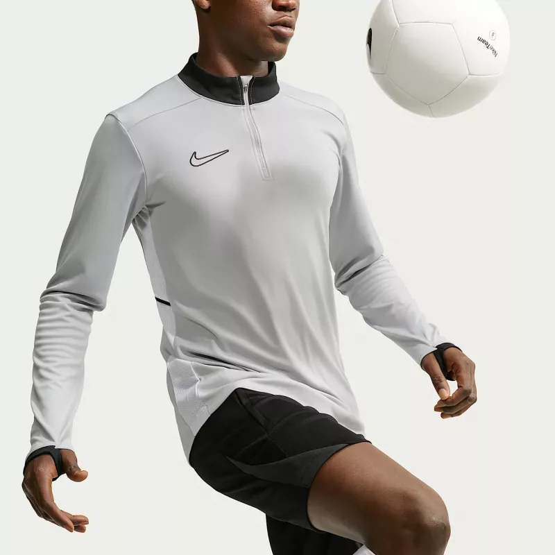 Nike Dri-Fit Academy 25 Drill Top camisola de treino para homem cinzento FZ9767 012 S
