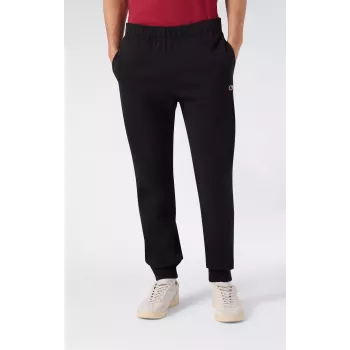 Calças de fato de treino Champion Rib Cuff Pants para homem preto tamanho S
