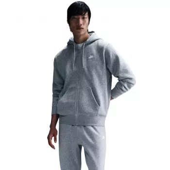 Nike Club BB FZ Hoodie sweatshirt com capuz para homem cinzento FN3861 063 2XL