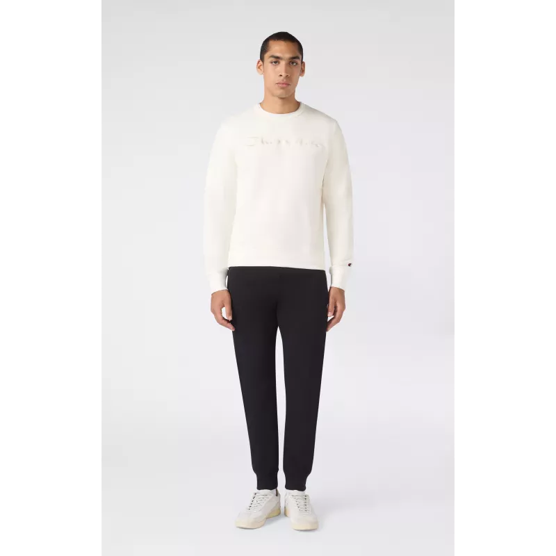 Calças de fato de treino Champion Rib Cuff Pants para homem preto 220300 KK001 S