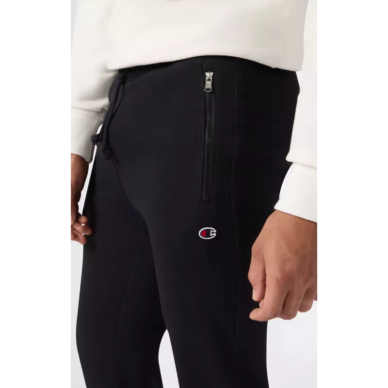 Calças de fato de treino Champion Rib Cuff Pants para homem preto 220300 KK001 S