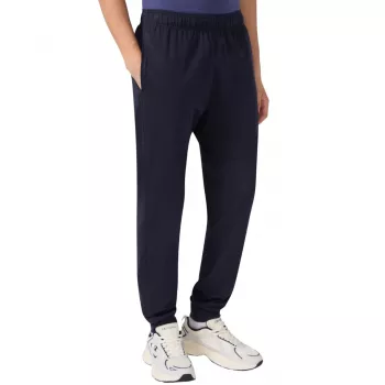 Calças de fato de treino Champion Rib Cuff Pants homem azul-marinho 220307 BS501 XL