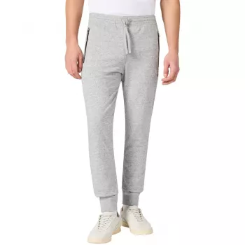 Calças de fato de treino Champion Rib Cuff Pants homem cinzento 220807 EM021 XL