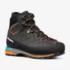 Botas de montanha Scarpa Zodiac Tech GTX, GORE-TEX Performance Comfort, pele Perwanger, sola Vibram Mont, Anthracite/Tonic Orange, EU 43