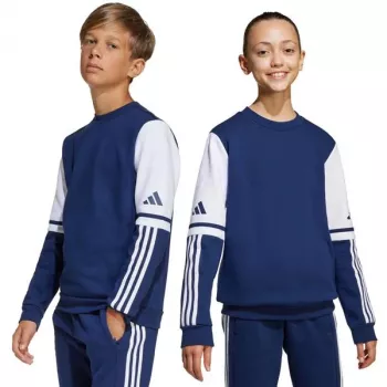 Sweatshirt de criança adidas Squadra 25 Sweat Crew azul-marinho JD4814 140cm