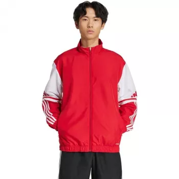 Casaco de treino adidas Squadra 25 Presentation para homem vermelho JD2969 XL