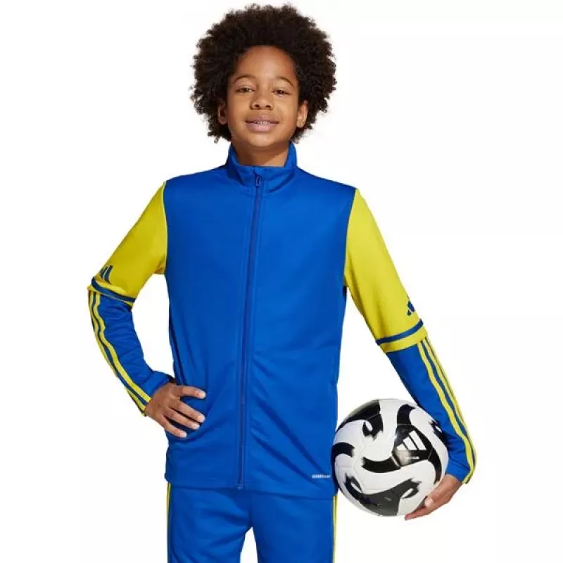 Casaco de treino adidas Squadra 25 Training para criança azul JP3150 128cm
