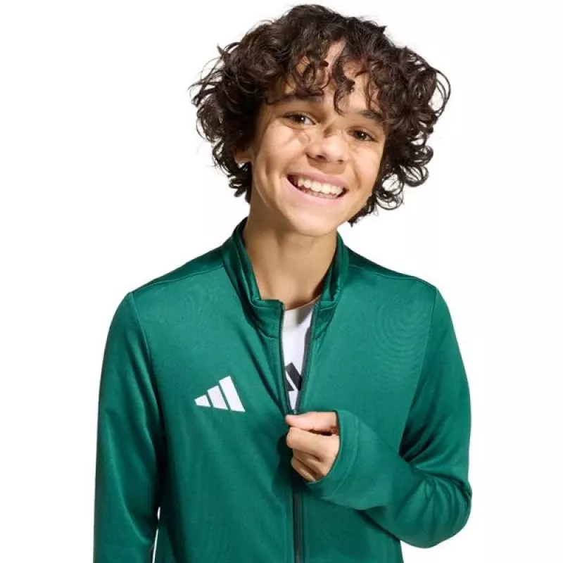 Casaco de treino adidas Entrada 26 para criança verde KE9837 128cm