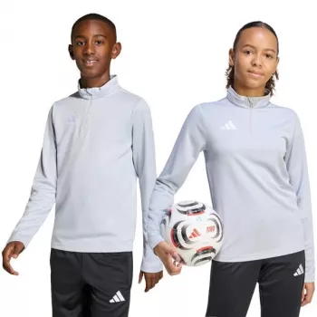 Casaco de treino adidas Entrada 26 para criança cinzento-claro JZ6637 116cm