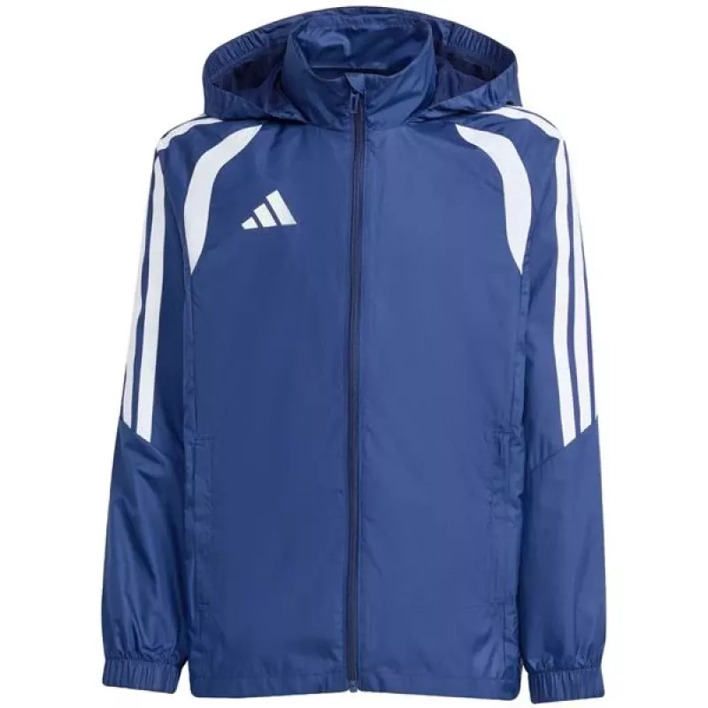 Casaco corta-vento criança adidas Tiro 26 League azul-marinho JY9725 128cm