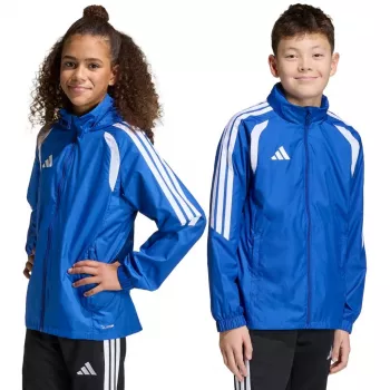 Casaco corta-vento criança adidas Tiro 26 League azul JY9723 164cm