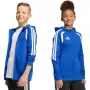Sweatshirt com capuz criança adidas Tiro 26 League Sweat Full Zip Hoodie azul KF9102 152cm