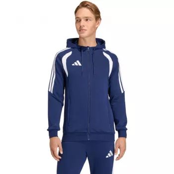 Sweatshirt com capuz homem adidas Tiro 26 League Sweat Full Zip Hoodie azul-marinho KF3320 M