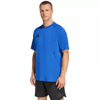 T-shirt homem adidas Tiro 26 Travel azul KD1134 S