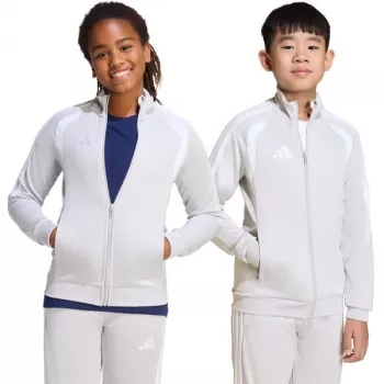 Sweatshirt de treino criança adidas Tiro 26 League Training cinzento-claro JY7198 152cm