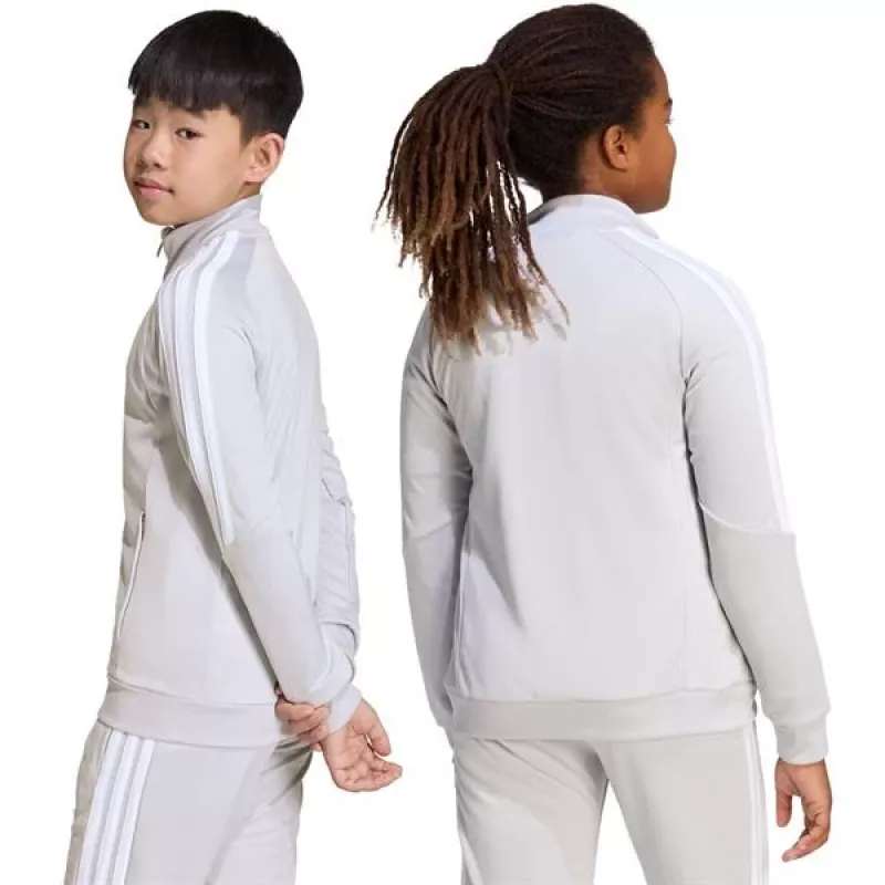 Sweatshirt de treino criança adidas Tiro 26 League Training cinzento-claro JY7198 152cm