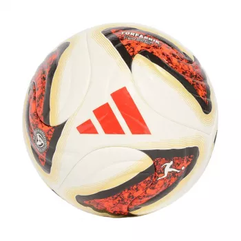 Bola de futebol adidas Bundesliga 26/27 Torfabrik Pro branco-laranja-dourado KG6037 5