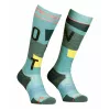 Meias de esqui Ortovox Freeride Long Socks Cozy mulher - ice waterfall
