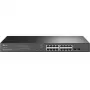 Switch de rede TP-Link JetStream TL-SG2218P Managed L2/L2+ Gigabit Ethernet (10/100/1000) suporte PoE 1U preto