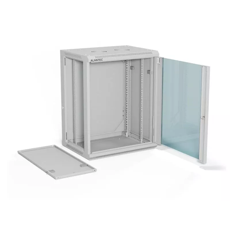Caixa de parede A-LAN ALANTEC 19 15U 600x450, cinzento