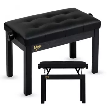 Banco de piano V-TONE PB3 BK preto mate