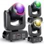 Moving head beam LIGHT4ME MH BEAM 150 RING com anel RGB